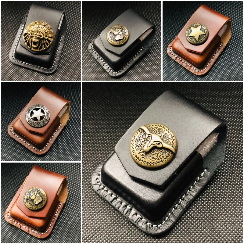 Premium Cigar Case - Marsupio accendino in pelle di alta