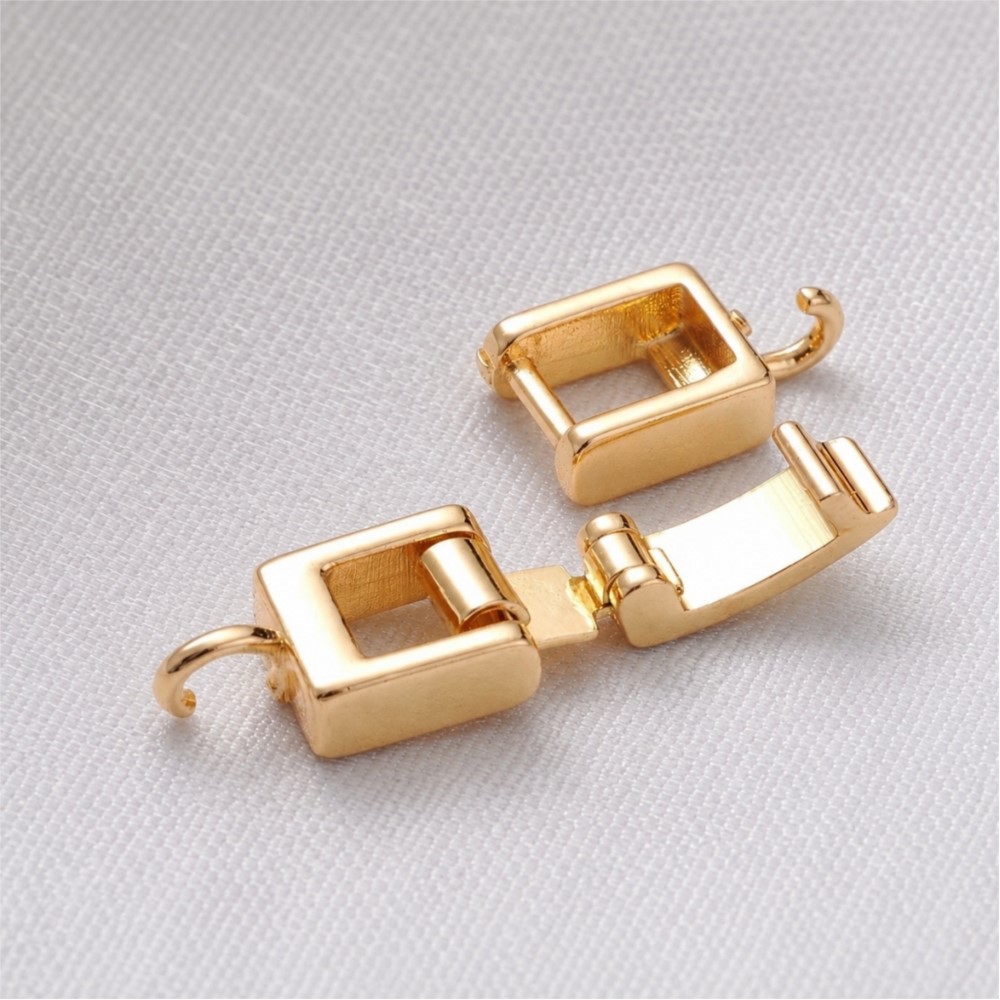 2 pezzi di chiusure a strati p - Gold Plated Jewelry recensione e prezzo