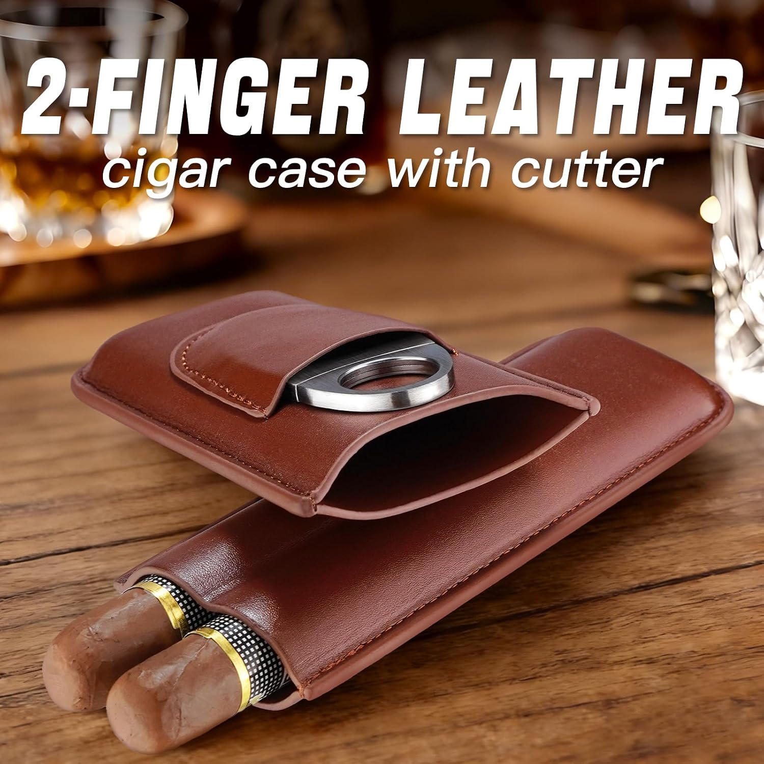 Astuccio portatile in pelle pe - Premium Cigar Case recensione e prezzo
