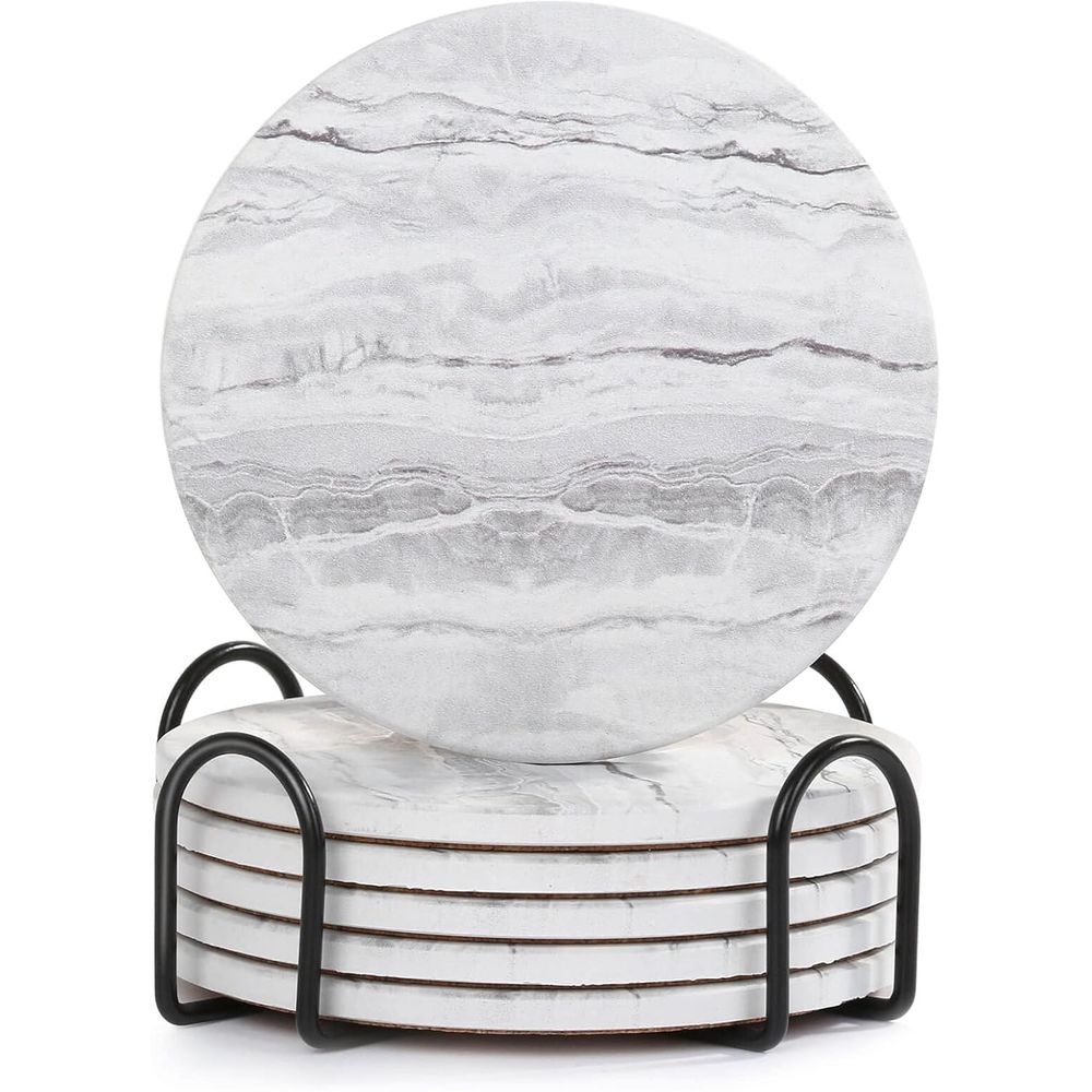 Set di 6 Sottobicchieri Assorb - Marble Coaster Set recensione e prezzo