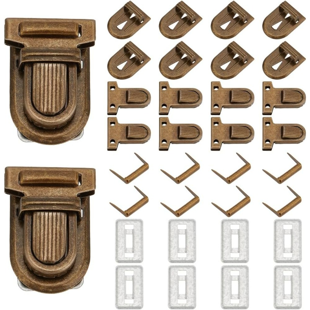 10 Set Borsa in Ferro Push Loc - Leather Briefcase recensione e prezzo